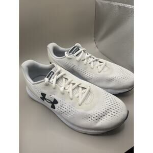 Womens Under Armour Charged Impulse White W Black Letters Size 10